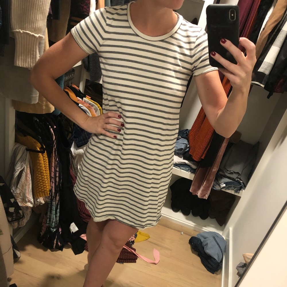 Striped T Shirt Dress